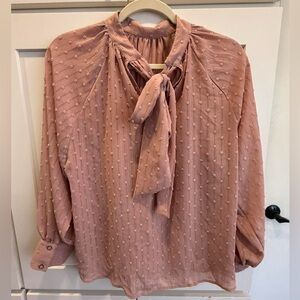 Zara Elegant Pink Women's Blouse